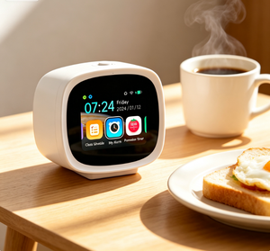 Reloj Inteligente con Pantalla Táctil - Pronóstico del Tiempo, Alarma, Cuentacuentos, Asistente Diario para el Hogar, 3000mAh - Product Image 3