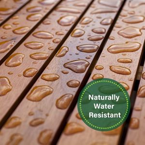 202504 thời trang Gỗ Tếch tắm Phân 17 "gấp chỗ ngồi hoàn toàn Lắp Ráp băng ghế dự bị không thấm nước trong phòng tắm bên trong góc ghế - Product Image 5