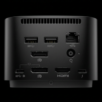 Station d'accueil HP Thunderbolt 280W G4 avec câble combo, port Thunderbolt 4 prenant en charge l'affichage multi-4K