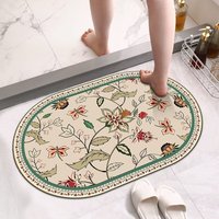 Moderne Rutschfeste Schnelltrocknende Nachhaltige Kieselgur-Badematten Superabsorbierende Bodenmatte Steinmatte Fußmatte Badezimmerteppich