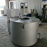Fourneau de fusion d'aluminium à gaz, haute efficacité énergétique, type creuset, pour fonderie de moulage sous pression