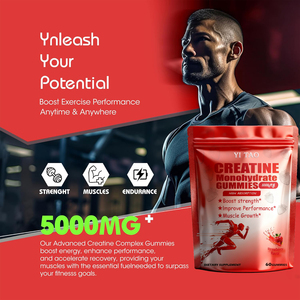 Gummies à la créatine pour la force musculaire et la récupération – Véganes, sans gluten, sans OGM, à base de pectine, disponibles en vrac pour marque privée OEM - Product Image 5