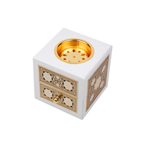 Nouveau brûleur d'encens électrique bakhoor bois luxe brûleur d'encens en bois arabe vente en gros design personnalisé encensoir en bois style arabe
