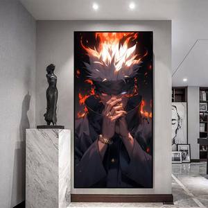 Boîte à lumière LED RVB Jujutsu Kaisen de 15,7'' x 23,6'' avec affichage dynamique multifonctionnel, cadre lumineux pour affiches d'anime - Product Image 1