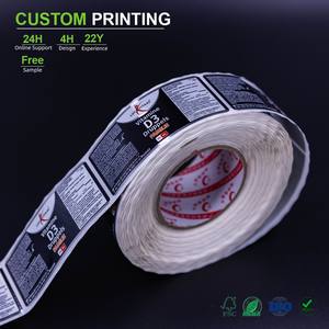 Etiquetas de Embalaje <span class=keywords><strong>para</strong></span> Perfumes, Impresión Térmica 4X6, Productos Blancos Personalizados, Viales de 3 ml, Etiquetas Electrónicas <span class=keywords><strong>para</strong></span> Estantes - Product Image 1