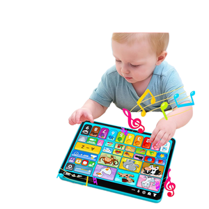 Tablette d'apprentissage trilingue pour les tout-petits 1-3 nouvelle version jouet éducatif avec sons et orthophonie cadeaux de développement précoce - Product Image 1