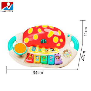 <span class=keywords><strong>Piano</strong></span> musical multifonctionnel en forme de champignon de dessin animé avec lumières et clavier, jouet instrument de <span class=keywords><strong>musique</strong></span> - Product Image 4