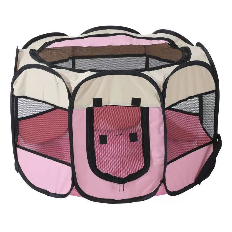 Dog House Safe Polygon Cage Outdoor Playing Carrier For Dog Cat
