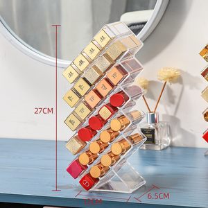 Caja de almacenamiento de lápiz labial, caja de joyería para cosméticos, organizador de maquillaje Acrílico - Product Image 5