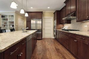 Muebles de <span class=keywords><strong>Cocina</strong></span> Personalizados de Madera Maciza de Roble, Armarios de Despensa con Puertas y Frentes de Cajones - Product Image 4