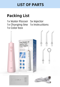 Irrigadores dentales portátiles eléctricos de fábricas chinas, limpieza higiénica cómoda para uso doméstico en hoteles al aire libre - Product Image 6