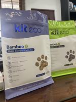 Litière pour chat biodégradable en bambou, naturelle, avancée, à faible teneur en poussière et agglomération rapide, élimination des odeurs, écologique et jetable aux toilettes, vente en gros