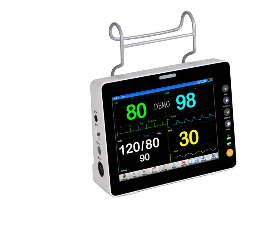 Moniteur patient vétérinaire multiparamètres ECG, fréquence respiratoire, SpO2, NIBP, TEMP et IBP RSD6000V