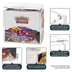 กล่องอะคริลิคใสกันรังสียูวี 99% สำหรับการ์ดอนิเมะและกล่องบูสเตอร์ - Product Image 3