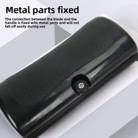 Brosse de toilettage manuelle en PP pour animaux de compagnie, outil de démêlage à dents de scie, pour chiens et chats, élimination des poils, nettoyage, vente en gros d'usine JF