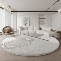 Tapis circulaire de luxe léger salon canapé étude Ins coiffeuse chambre chevet tapis circulaire