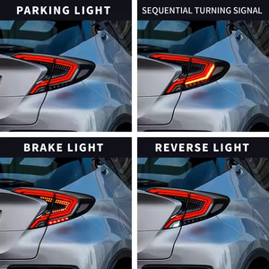 ไฟท้าย LED แบบดัดแปลงสำหรับ Toyota CHR 2018-2020 ชุดไฟท้ายท้ายรถสำหรับ Toyota CHR อุปกรณ์เสริม - Product Image 6