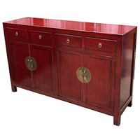 Meubles de salon en laque de reproduction antique chinoise en gros