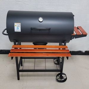 Parrilla de gas y carbón para jardín, sin humo, comercial, de acero inoxidable con recubrimiento en polvo. - Product Image 3