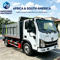 Camion benne neuf Dongfeng 4x2 de 150 à 250 CV, capacité de 1 à 10 tonnes, diesel, pour travaux de construction urbaine, à vendre
