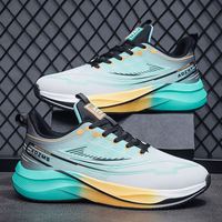 Chaussures de sport en maille pour hommes, vente en gros, nouvelles chaussures de course à semelle souple, résistantes à l'usure, chaussures décontractées légères pour étudiants