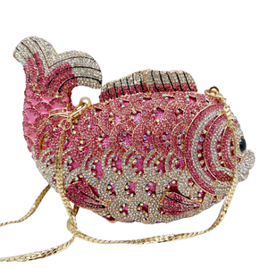 Bolsos de Noche de Lujo para Mujer - Bolso de Mano con Pedrería y Decoraciones de Cristal, Bolso para Fiesta de Bodas - Product Image 6
