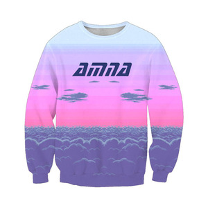 Sudadera de poliéster con estampado de sublimación, ropa informal personalizada, 2020 - Product Image 2