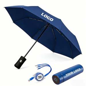 Parapluie pare-vent personnalisé avec logo de marque imprimé, cadeau promotionnel d'entreprise, parapluie personnalisé sur mesure - Product Image 1