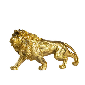Adornos <span class=keywords><strong>de</strong></span> Animales <span class=keywords><strong>de</strong></span> León <span class=keywords><strong>de</strong></span> Estilo Europeo Transfronterizo, Decoración para el Hogar, Sala <span class=keywords><strong>de</strong></span> Estar, Escritorio, Oficina, Mueble <span class=keywords><strong>de</strong></span> TV, Artesanía <span class=keywords><strong>de</strong></span> Resina Sintética - Product Image 5