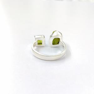 แหวนเพอริดอท เงินแท้ 925 แหวนพลอยเพอริดอท งานแฮนด์เมด คอลเลคชั่นแหวนสวย เครื่องประดับเงิน ราคาขายส่ง - Product Image 6