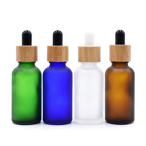 Download Durable Trendy Frosted Bottle With Bamboo Cap For Liquid Packaging Alibaba Com