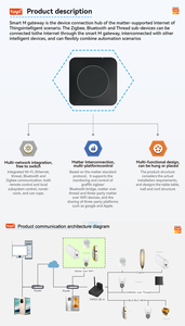 DUOMEI <span class=keywords><strong>Passerelle</strong></span> intelligente multi-protocoles Tuya Matter <span class=keywords><strong>Zigbee</strong></span>/filaire/alimentation PoE pour la maison intelligente - Product Image 5