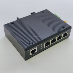 5-Port Industrial <b>PoE</b> <b>Switch</b> | 4x <b>POE</b>+ Ports & 1x Uplink | 10/100Mbps, DIN-Rail Mount, -40°C~75°C | for IP Cameras & APs - Product Image 1