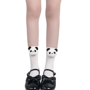 Calcetines japoneses estilo JK con orejas de conejo hasta media pantorrilla para mujer, calcetines de dibujos animados de Anime, suaves, para chica, moda escolar, transpirables, absorbentes del sudor - Product Image 4