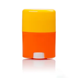 Pack de bâtonnet de déodorant organique, emballage minimaliste, ml, 15ml et 50ml, démêlante, pour déodorant sec, jaune givré