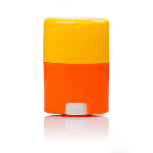 Pack de bâtonnet de déodorant organique, emballage minimaliste, ml, 15ml et 50ml, démêlante, pour déodorant sec, jaune givré - Product Image 1