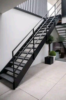 Escalier moderne en acier en spirale personnalisable préfabriqué pour usage intérieur
