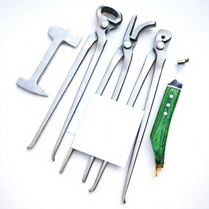 Professional Horse Farrier Tool Kit with Stainless Steel Hoof Trimmer, Hoof Knife, Shoe <b>Puller</b> and Nail Cutter for Hoof Care - Product Image 1