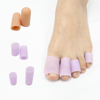 Protection des orteils en gel de silicone pour cors, ampoules et doigts de cheville en érime, coussinet tubulaire, usage adulte, tailles S/M/L