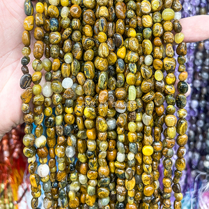 Hạt Đá Tự Nhiên Không Đều 6-8Mm Hạt Đá Quý Rời Thạch Anh Ngọc Trai Để Làm Trang Sức - Product Image 4