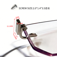 Gafas Inteligentes Sin Montura HONGYUN HY-JK-1703, Lentes Fotocromáticas Anti-Luz Azul para Miopía, Gafas Ultraligeras
