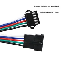 Faisceau de câblage électrique 2, 3 et 4 broches, connecteurs mâles et femelles SM2.54 et JST, câble terminal, gaine PVC, indice de protection IP44, pour batterie