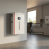 Invertisseur hybride tout-en-un 10-20 kW pour stockage d'énergie solaire, batterie au lithium LiFePO4, CAN, 6000 cycles, garantie 10 ans