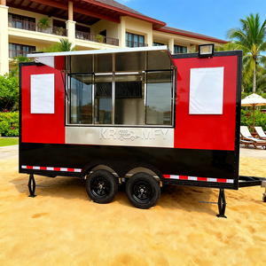 Ice Cream Mobile Street Carts Bubble Tea Vending Cart <b>Vintage</b> Food Trailer - Product Image 5