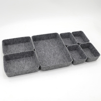 Panier de rangement en feutre pliable, gain de place, lavable, facile à nettoyer, écologique, boîte de rangement en feutre pour le rangement des articles divers