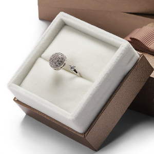 DIGU, venta al por mayor, creativo con cinta, caja de papel para embalaje de joyería, tapa de lujo y anillo Base, colgante, brazalete, regalo, <span class=keywords><strong>Boxa</strong></span> - Product Image 5