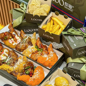 Cajas de Embalaje Desechables Personalizadas para Comida Rápida, Contenedor con Compartimentos, Caja de Almuerzo de Papel Kraft Marrón para Llevar - Product Image 5