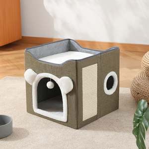 Casa Cúbica Plegable para Gatos de Interior, Moderna y Bonita, para Mascotas Pequeñas - Product Image 6