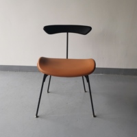 Chaise de luxe nordique pour hôtel, café, Restaurant, tabouret de Bar, chaise de salle à manger en cuir fourmi