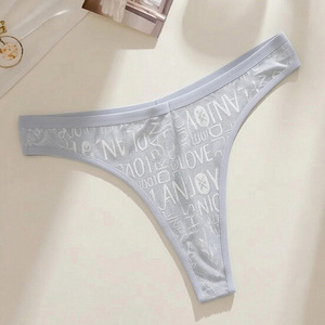 Comfortable Cotton <strong>Thongs</strong> Women Sexy <strong>V</strong> Shape G <strong>String</strong> Breathable Lady Underwear Soft Skin Friendly Mid Rise Panties Sale - Product Image 5